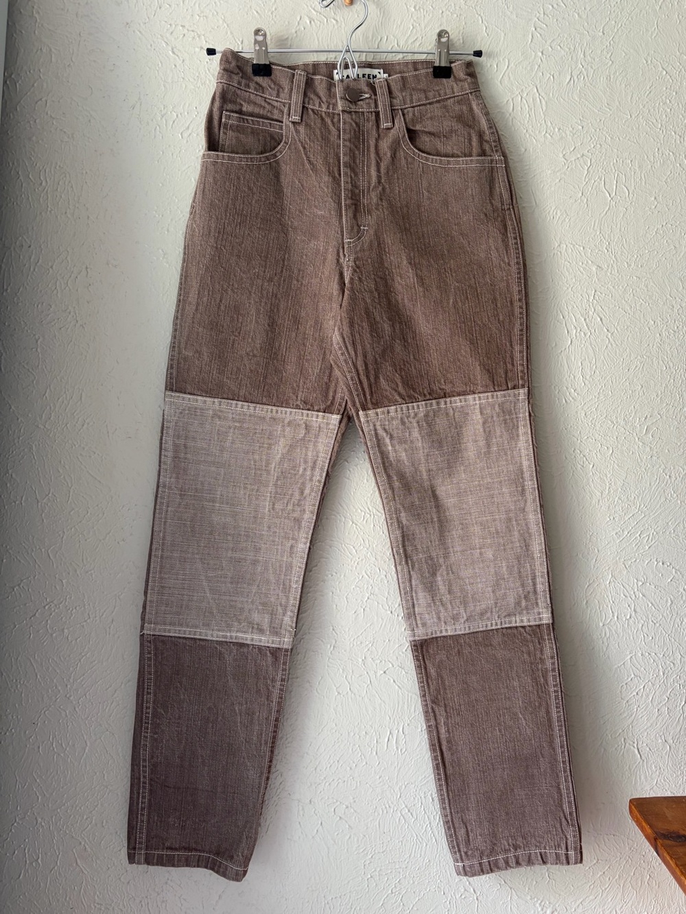 Carleen two-toned jeans in walnut
